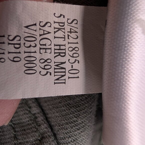 GAP Denim Women's L Green Frayed Hem Mini Skirt Distressed Casual Y2K Vibe - Picture 5 of 12